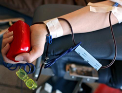 Donors give 64 units of blood during drive