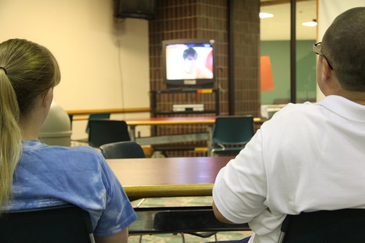 Students enjoy World Cup screenings in the College Union