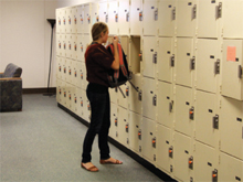 Testing Center receives new lockers