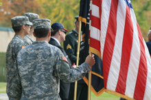 Campus, community honor veterans