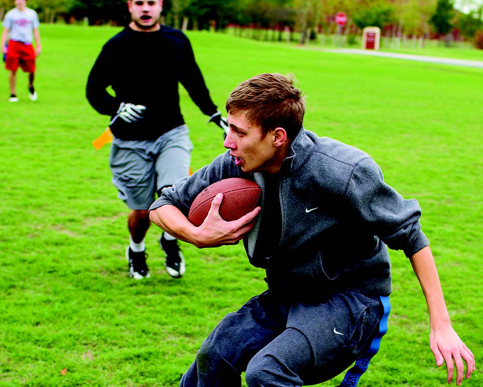 Intramural Flag Football under way