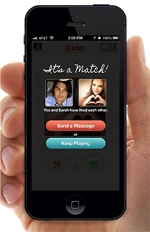 Tinder replaces older dating sites