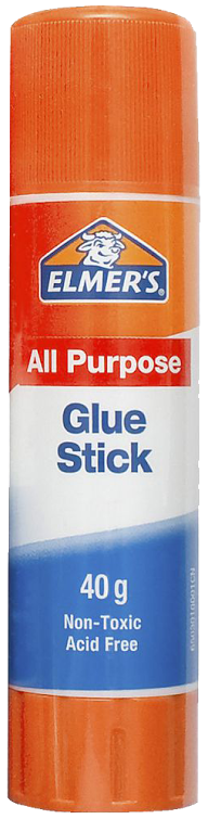 Elmer’s glue stick an affordable ’stache wax