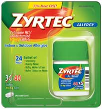 Zyrtec has too many side effects