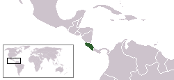 Costa Rica map