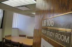 Study room in OCCC library