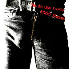 The Rolling Stones "Sticky Fingers" album cover
