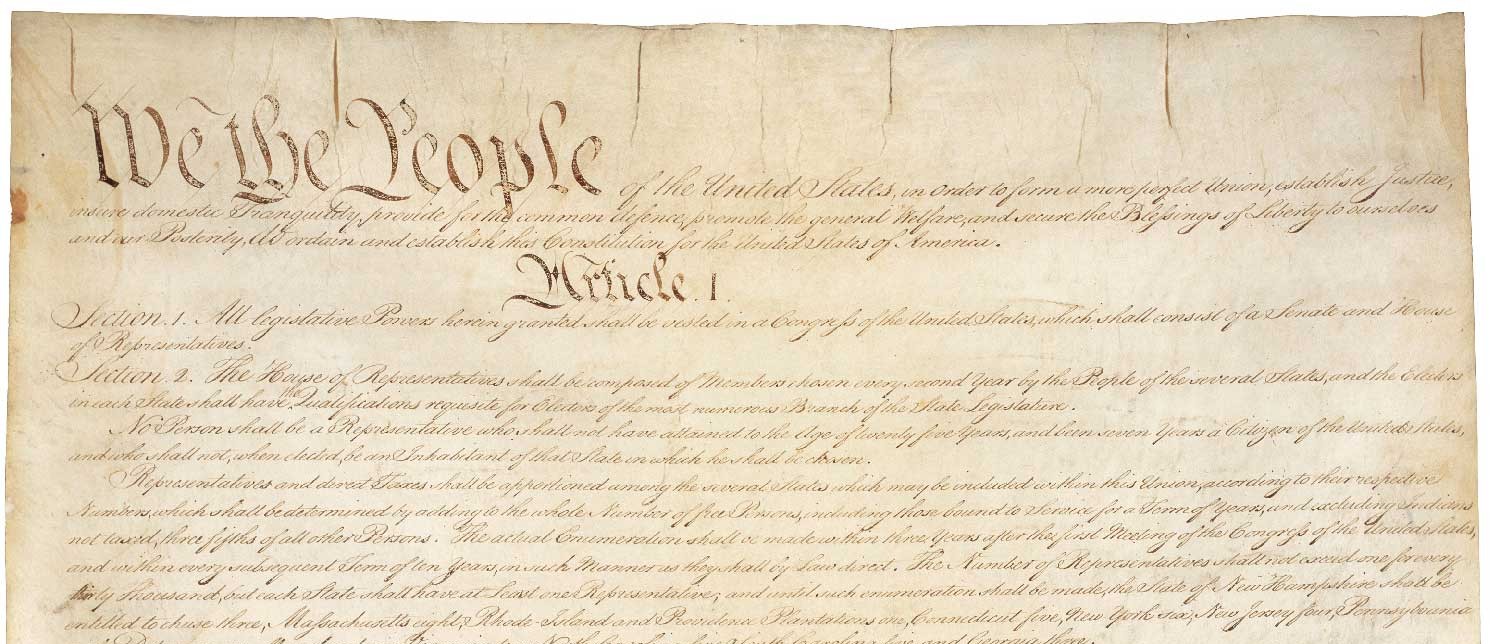 U.S. Constitution page 1