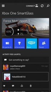 xbox one smart glass screen shot