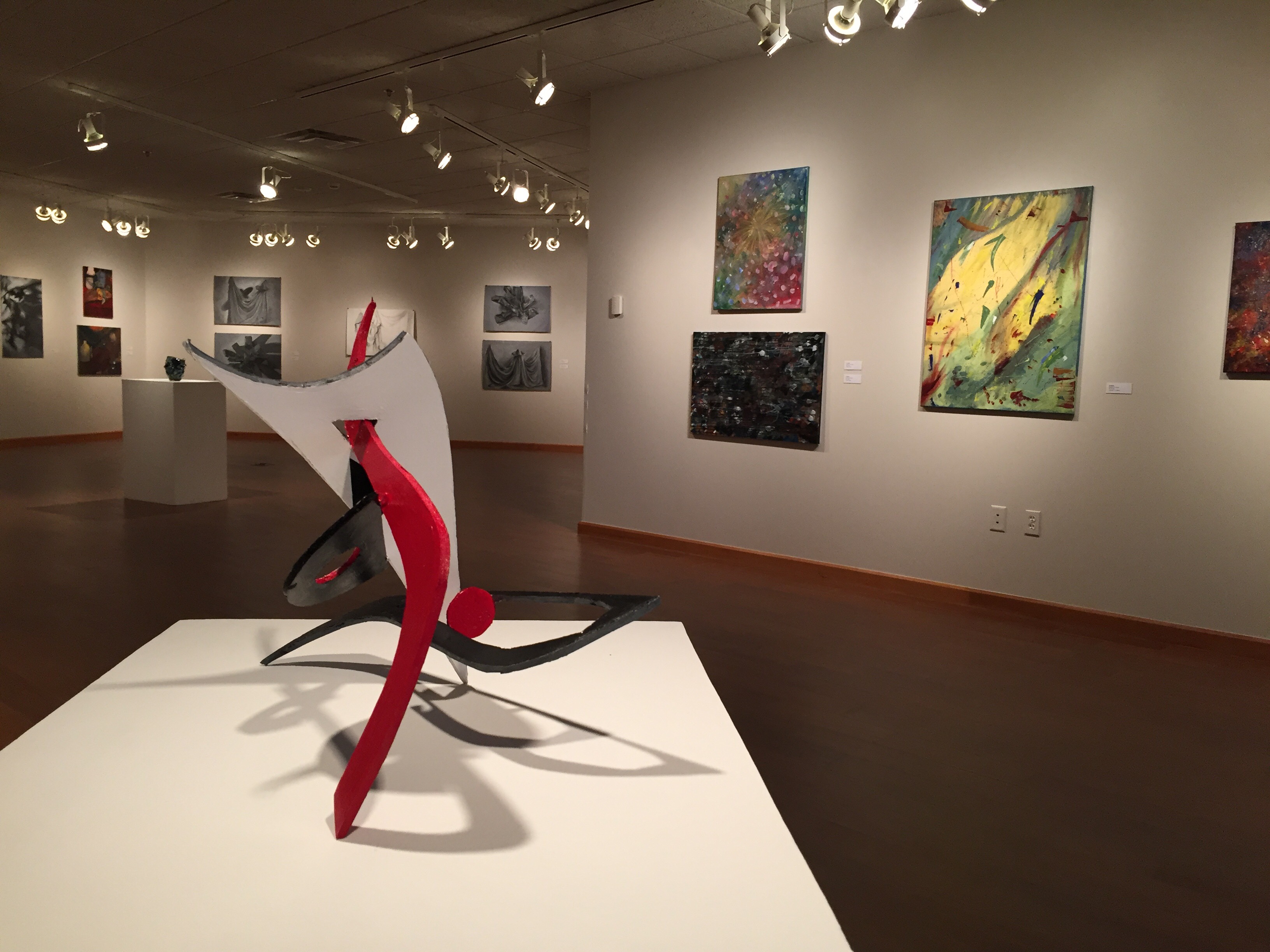 Exhibit showcases graduating students art