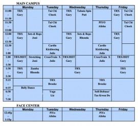 fitness-schedule adjusted