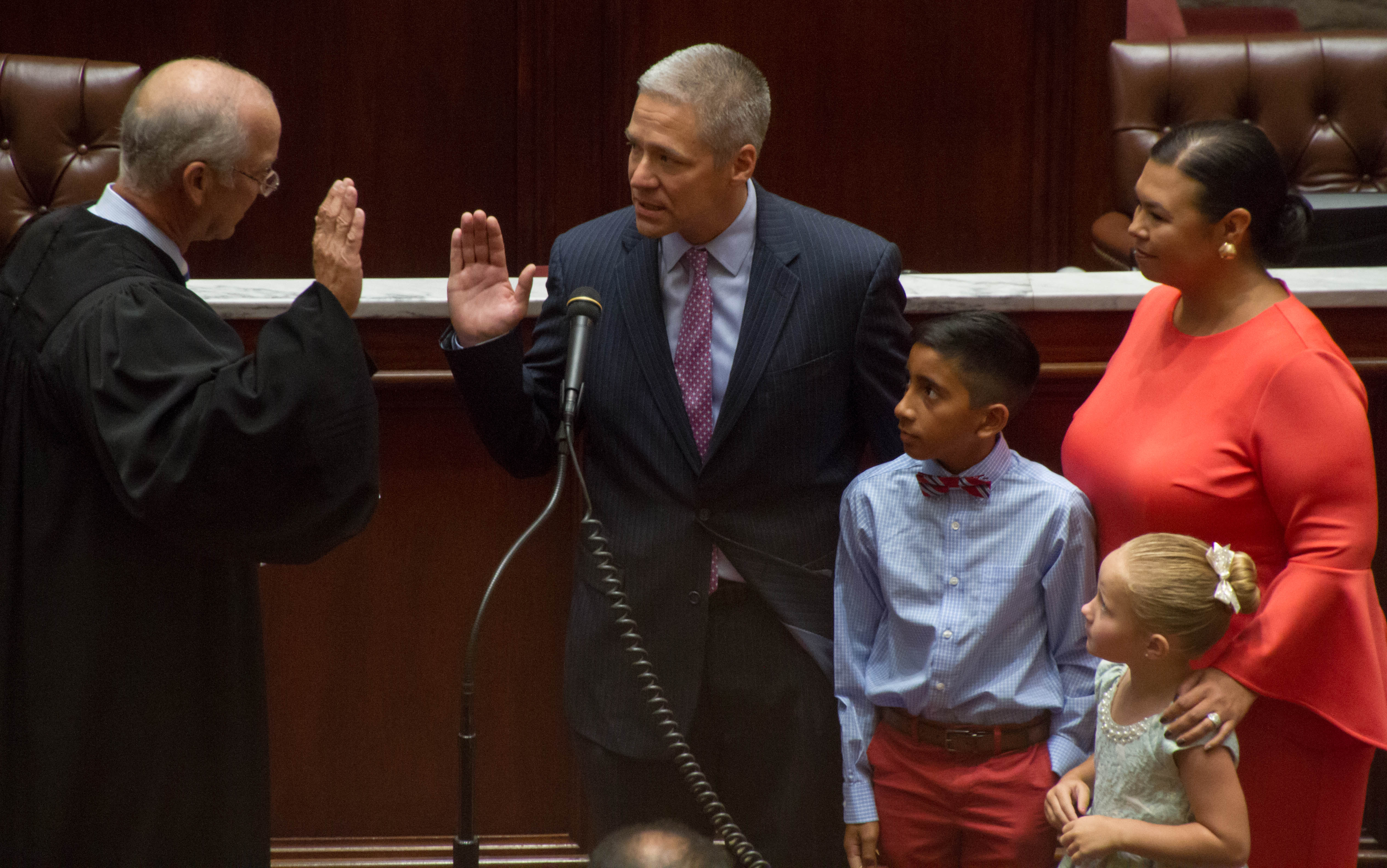 Michael Brooks-Jimenez Sworn in to State Senate