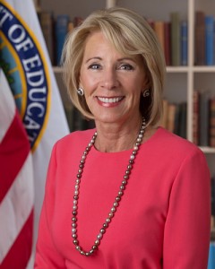 Federal Education Secretary Betsy DeVos. Photo provided by whitehouse.gov