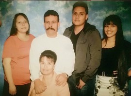 The Sanchez family in an undated family portrait. Photo provided by Maria Sanchez