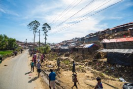 The people in a Bangladesh village live their lives as refugees. Pioneer Photo by Rahul Chakraborty.