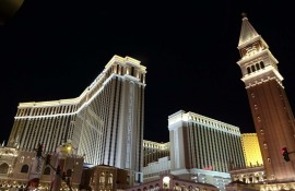 Las Vegas Strip at night. Photo by canva.com