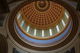 Dome of the Oklahoma Capitol. Photo by Cici Simon. 