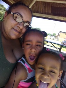 Jessica Coleman and her two daughters. Photo by Jessica Coleman. 