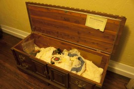 Trunk in Brocker's home. Photo by Brandon King